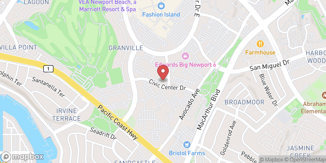 Newport Cove Dermatology location map